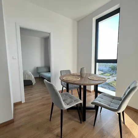 Mieszkanie Z Widokiem Na Morze Trojmiasto - Plaza - Klima - Sauna I Silownia - Parking * 格但斯克