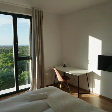 Mieszkanie Z Widokiem Na Morze Trojmiasto - Plaza - Klima - Sauna I Silownia - Parking *