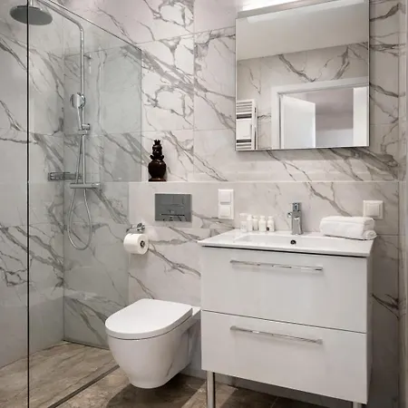 Mieszkanie Z Widokiem Na Morze Trojmiasto - Plaza - Klima - Sauna I Silownia - Parking * Gdaňsk